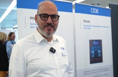 CEM Mikrowellen-Labortechnik auf der LabSupply in Hamburg, November 2024 im TV