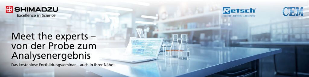 Seminarreihe: Meet the Experts – von der Probe zum Analysenergebnis