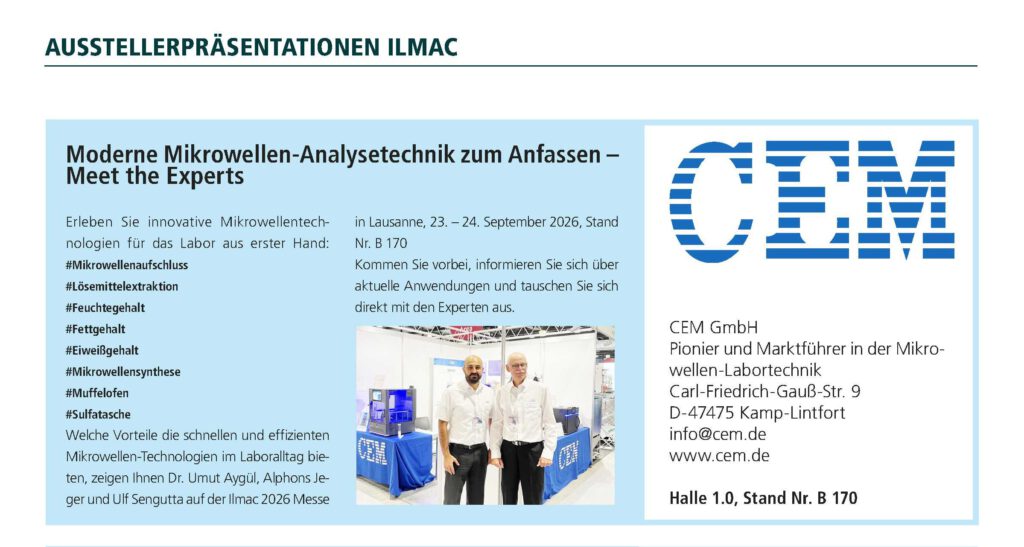 Moderne Mikrowellen-Analysetechnik zum Anfassen – Meet the Experts