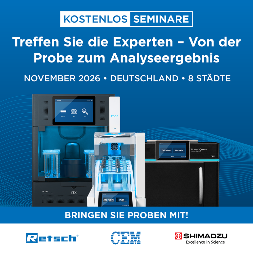 Meet the experts – von der Probe zum Analysenergebnis